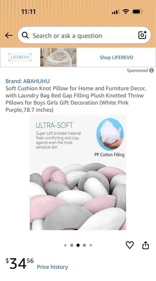 Knot pillow - photo 2
