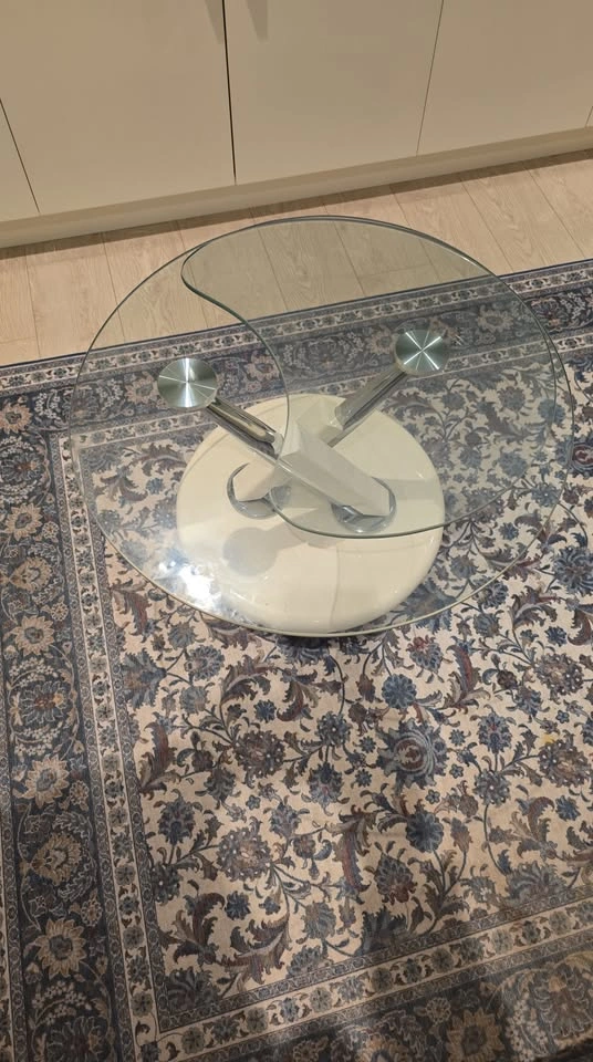 Glass top coffee table - photo 3