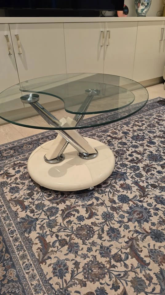 Glass top coffee table - photo 4
