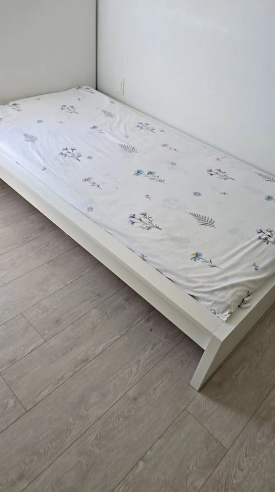 Single Bed Frame with Mattress