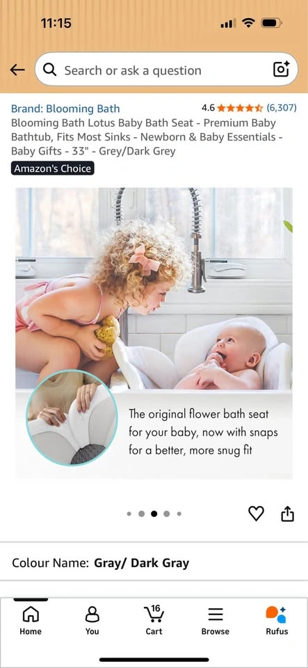 Lotus baby bath seat - photo 3