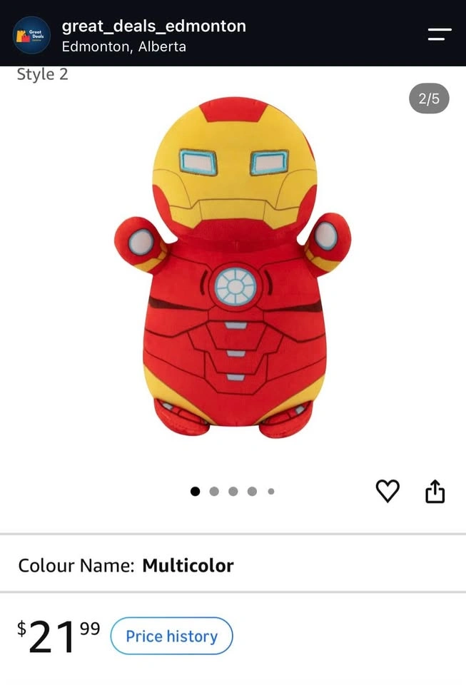 Squishmallows Iron man - photo 2