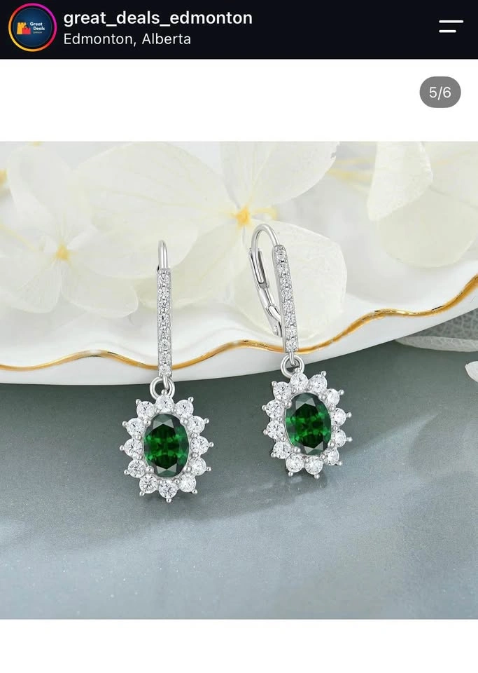 Raymard Design- Dangle Drop Earrings 925 Sterling Silver - photo 5