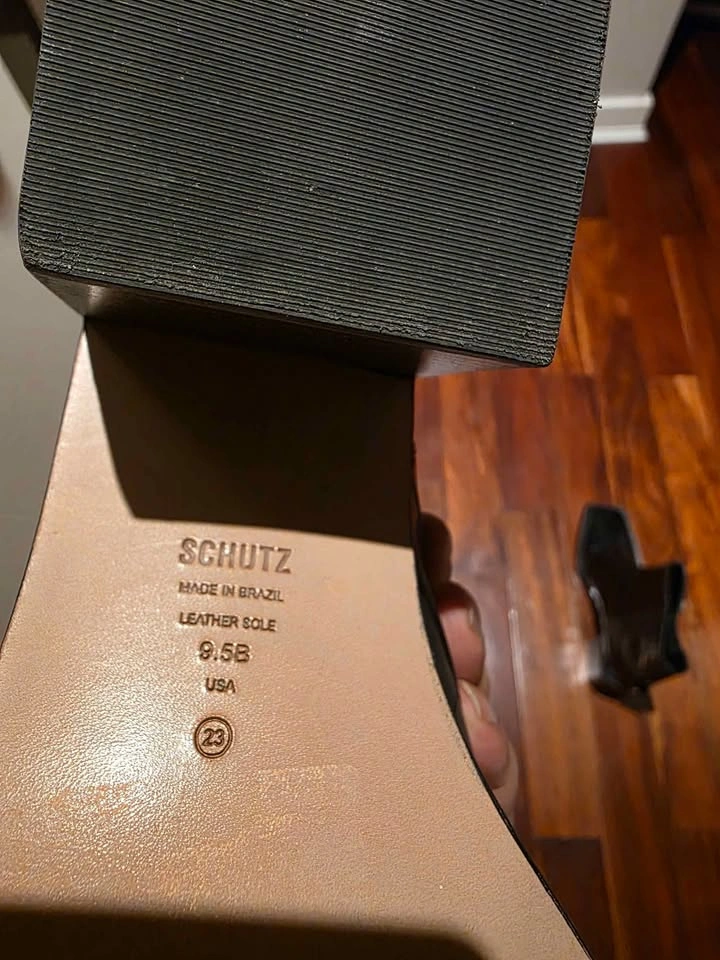 Schutz Croc-Embossed Leather Ankle Boots - photo 2