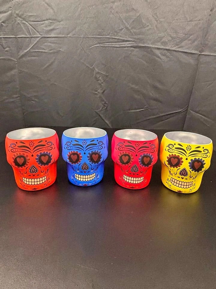 Halloween Color Changing Skull Cups 🎃👻