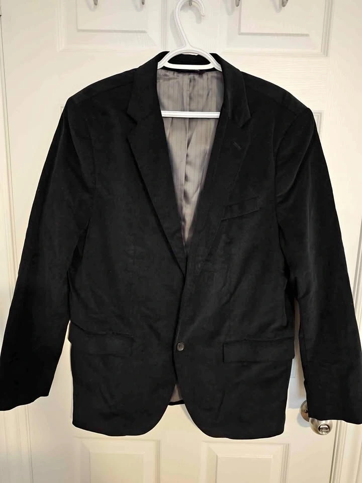 Banana Republic Black Tailored Slim Fit Blazer 44R