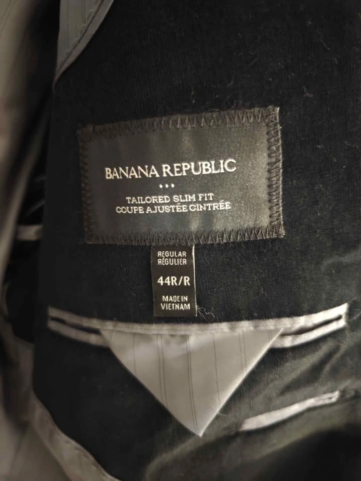 Banana Republic Black Tailored Slim Fit Blazer 44R - photo 2