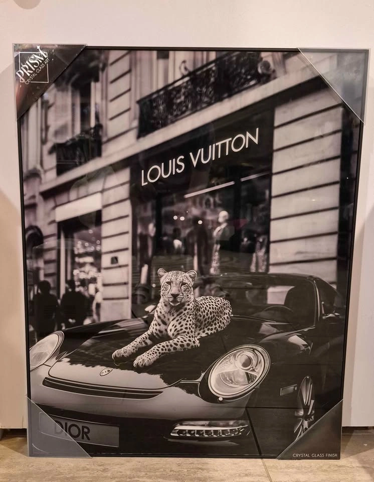 NEW- Prism Crystal Glass Art, Cheetah, 30 X 24 inches - photo 5