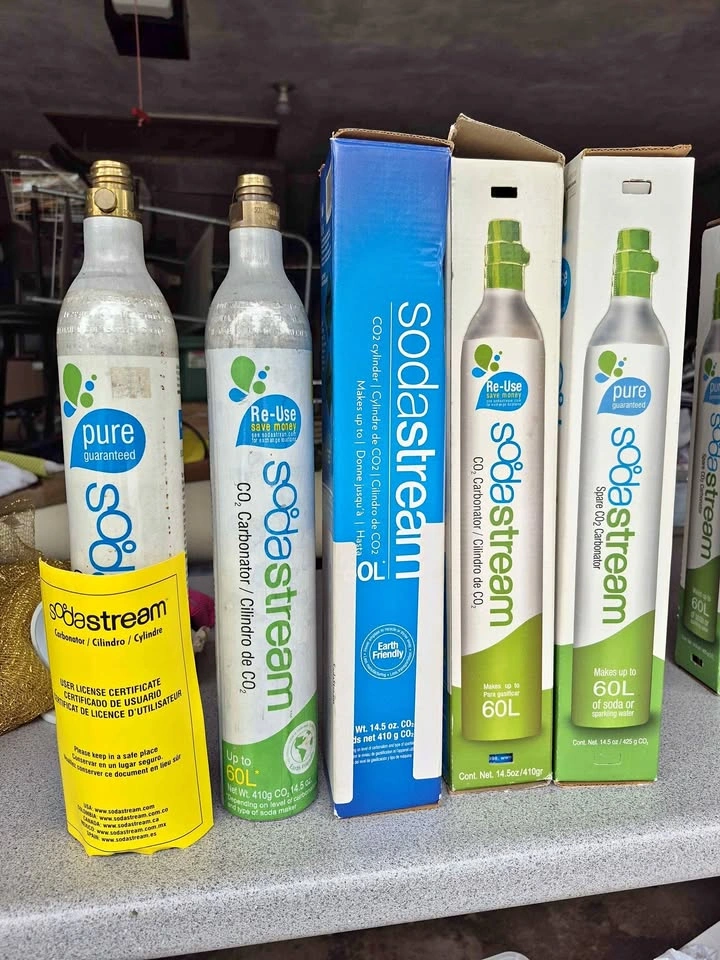Refillable Sodastream CO2 Carbonators (Skokie) ($15 each)