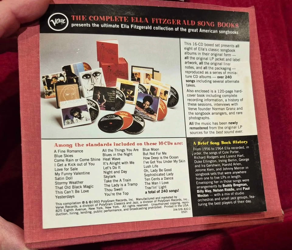 The Complete Ella Fitzgerald Song Books (16 CDs) Jazz, Pop - photo 5