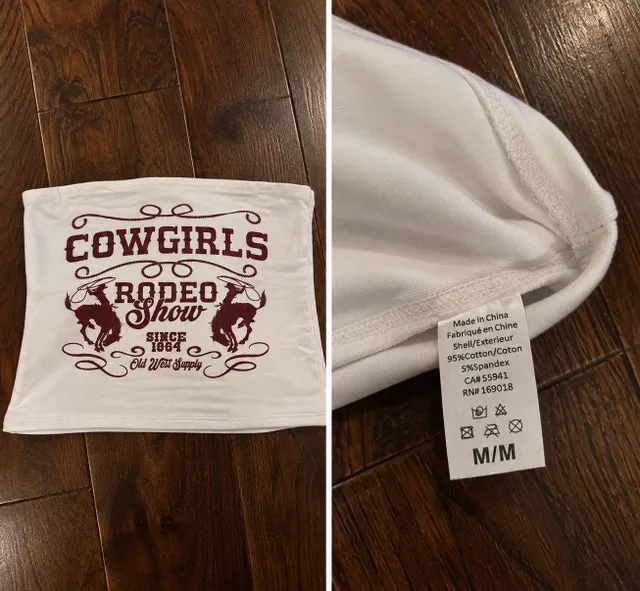 Boathouse Cowgirl Rodeo Tube Top