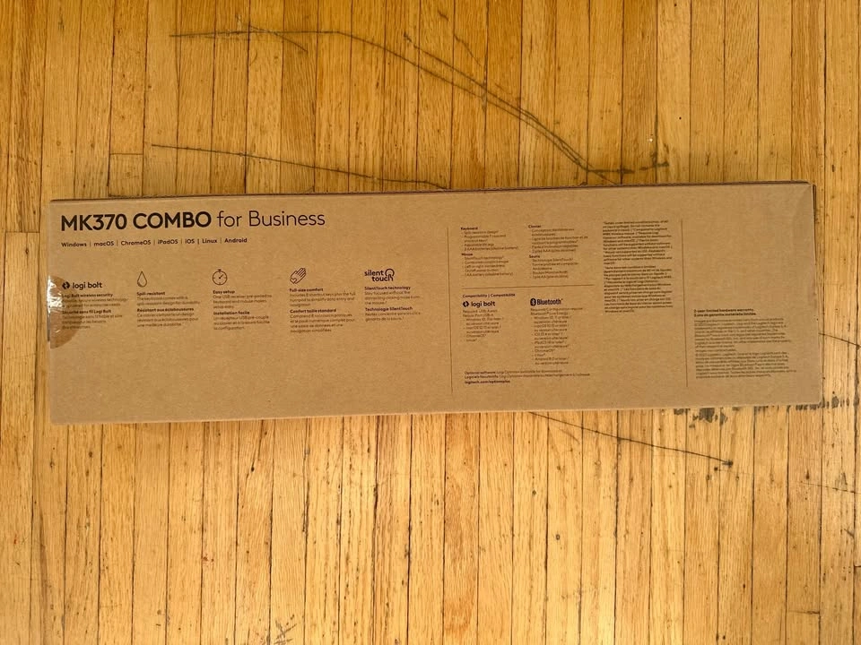 Brand New Logitech MK370 Wireless Keyboard & Mouse Combo – Graph