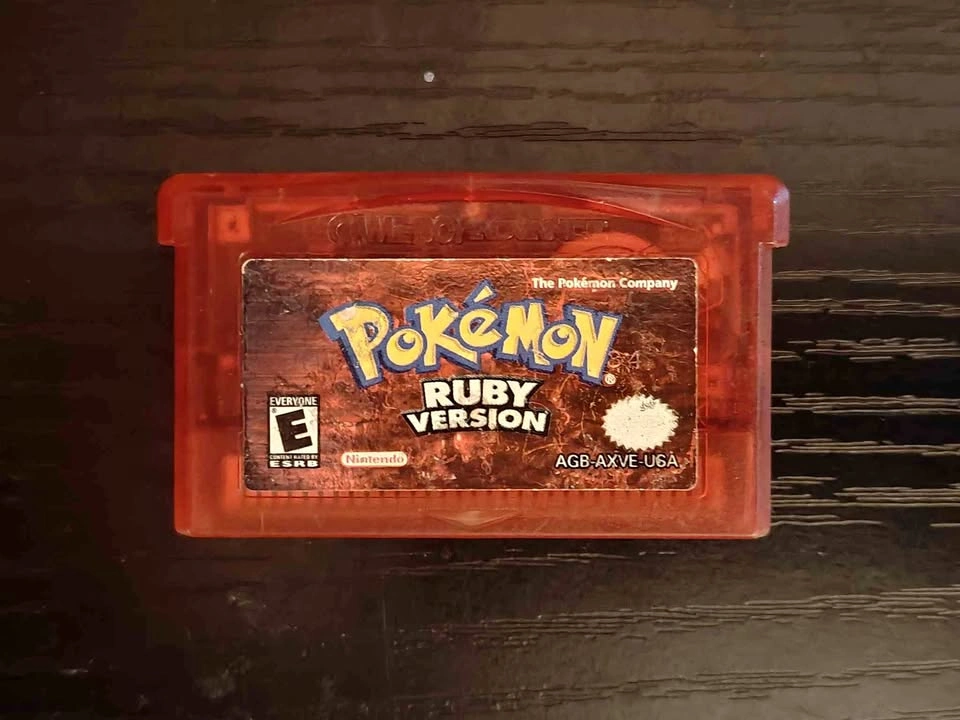 Authentic Pokemon Ruby