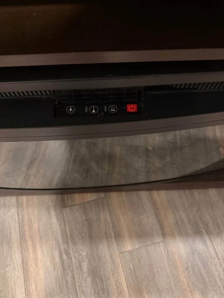 Tv stand with electric fireplace - photo 2