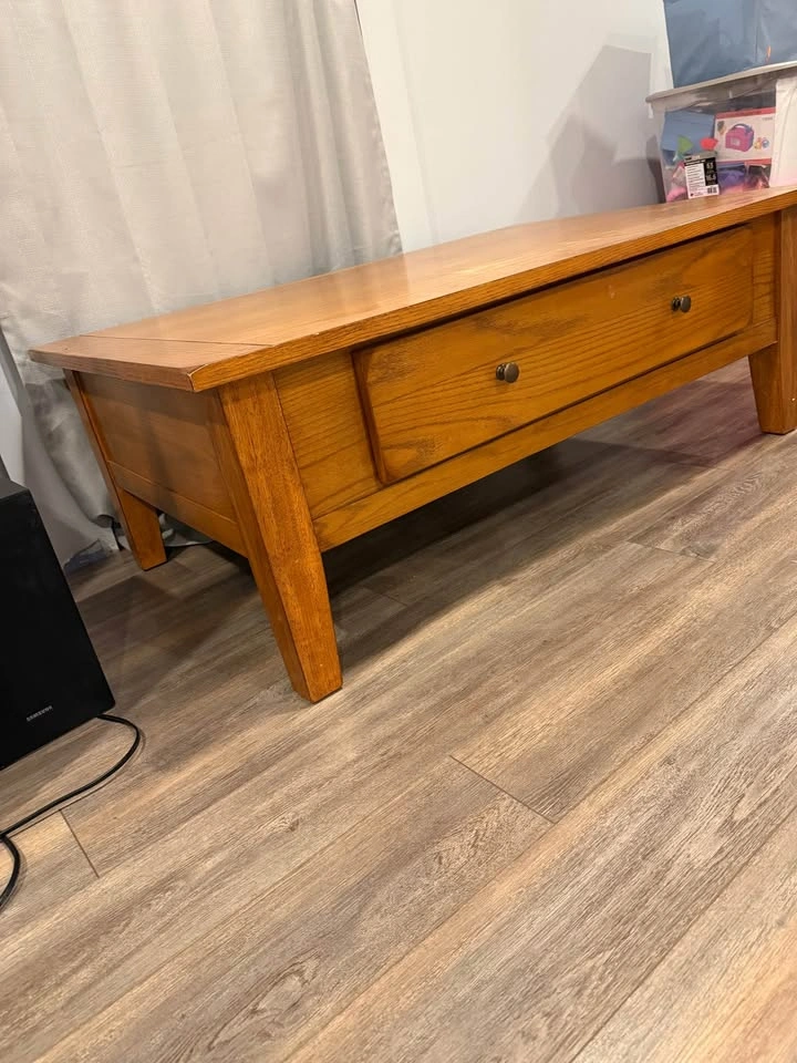 Wood coffee table - photo 3