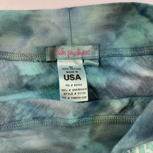 Fresh Produce Midi Skirt Small Teal Blue Geometric Batik - photo 3