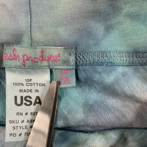 Fresh Produce Midi Skirt Small Teal Blue Geometric Batik - photo 4