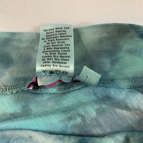 Fresh Produce Midi Skirt Small Teal Blue Geometric Batik - photo 5
