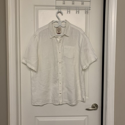 Fat Face Baird McNutt Irish Linen Short Sleeve Shirt XXL