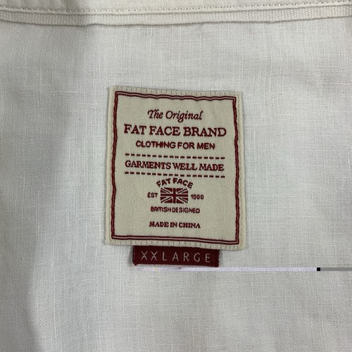 Fat Face Baird McNutt Irish Linen Short Sleeve Shirt XXL - photo 3