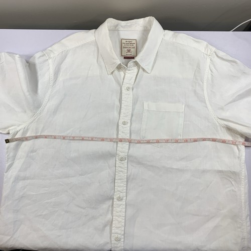 Fat Face Baird McNutt Irish Linen Short Sleeve Shirt XXL - photo 5