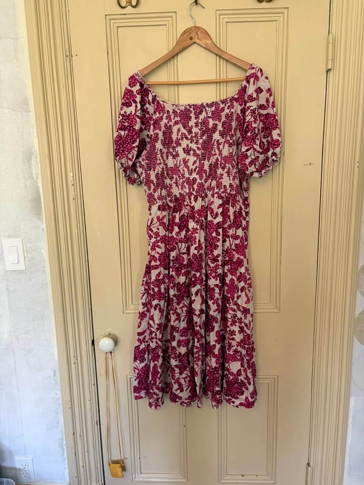 Old Navy XL Smocked Floral Midi Dress - photo 3