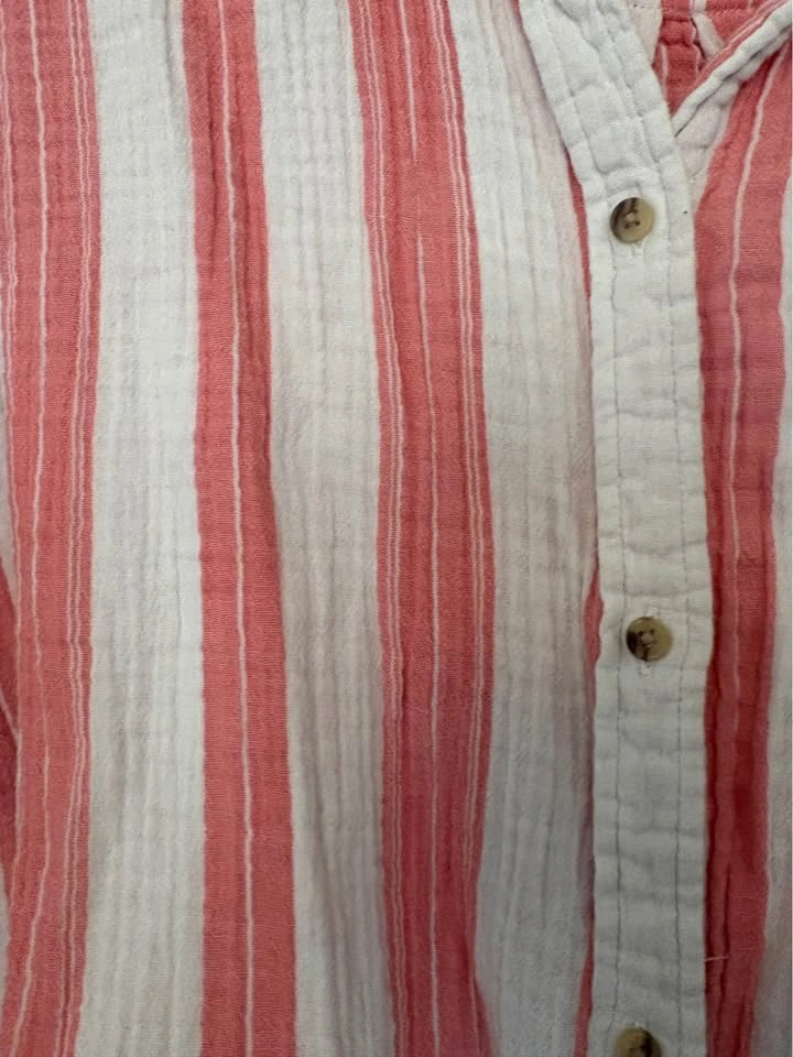 Old Navy 3X Striped Short Sleeve Button-Down Shirt - photo 3