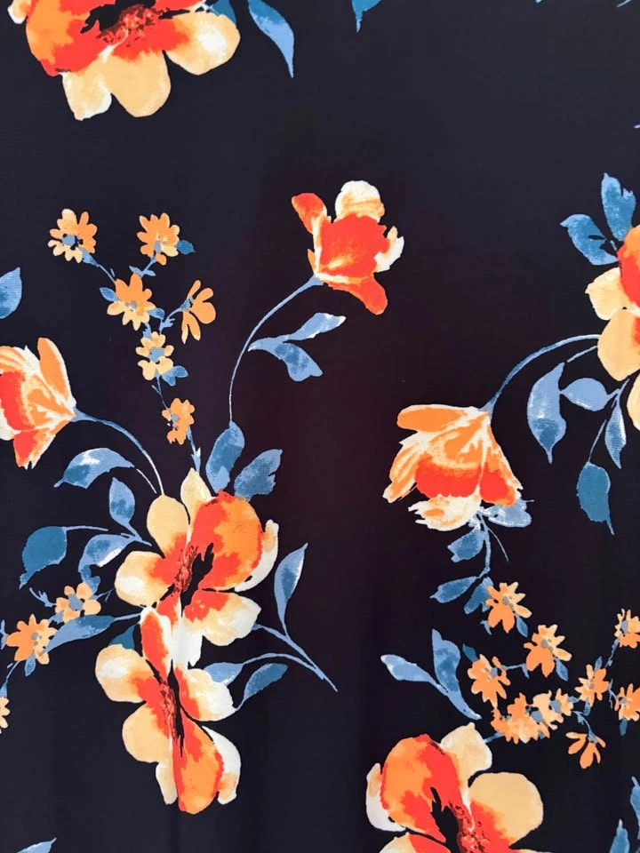 Lauren Ralph Lauren Floral Bell Sleeve Dress Size 16 - photo 2