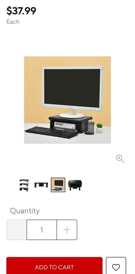 Pair of DAC Heavy-Duty Monitor / Printer / Speaker Risers - photo 4