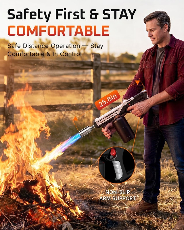 Brand New Powerful Propane Torch Gun – Weed Burner, BBQ