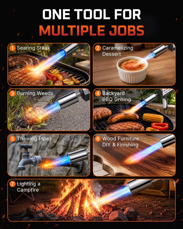 Brand New Powerful Propane Torch Gun – Weed Burner, BBQ - photo 3