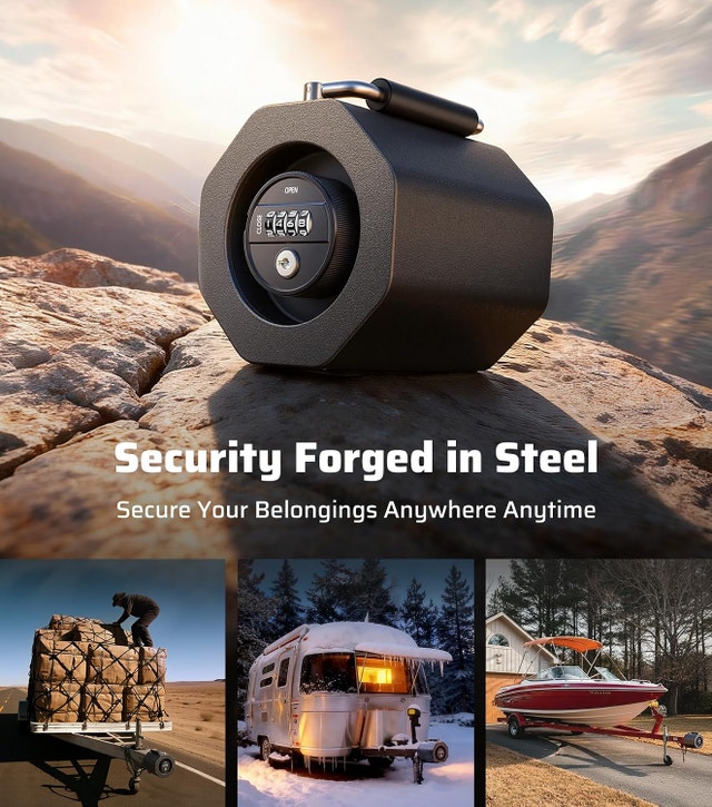 Brand New Heavy Duty Anti-Theft Trailer Hitch Lock - photo 4