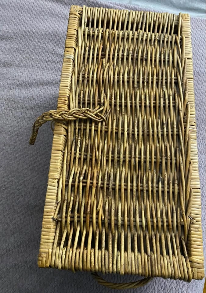 Woven Wicker Storage Chest - photo 2