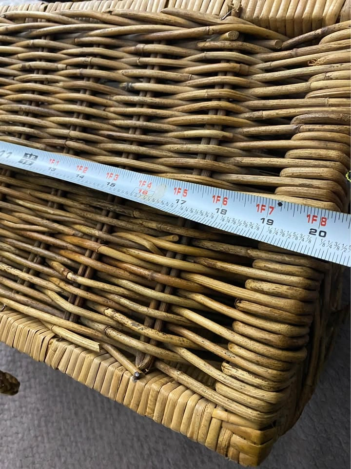 Woven Wicker Storage Chest - photo 3