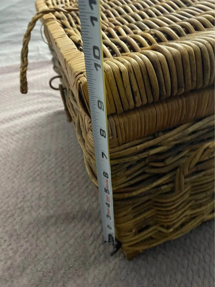 Woven Wicker Storage Chest - photo 4