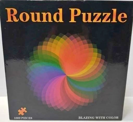 1000 Pieces Round Rainbow Palette Jigsaw Puzzle