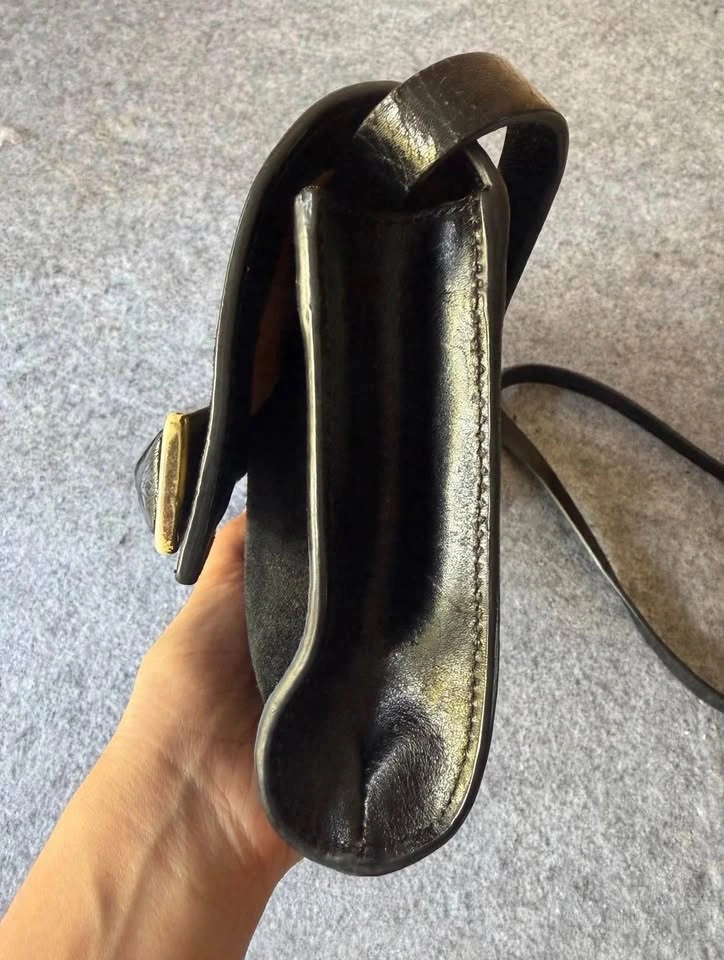 Halston Heritage Black Suede Envelope Clutch Crossbody - photo 5