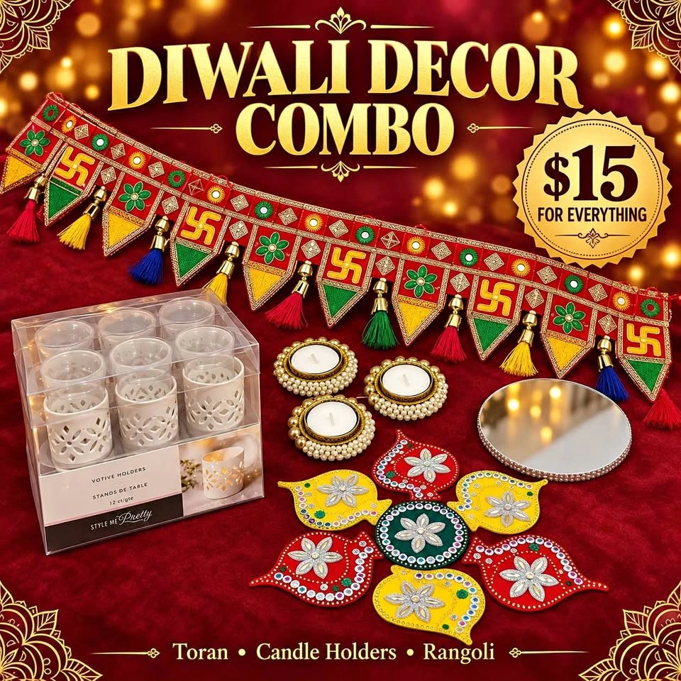 Diwali Decor Combo - Everything for $15