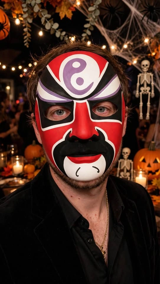 Mystical Boho Masks Set of 4 - Protection Wall Art & Halloween - photo 2