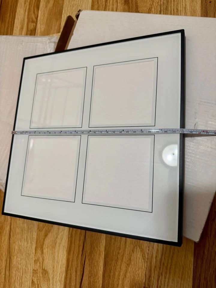 11x11in Black 4-Opening Collage Frame - Family Photo Display - photo 4