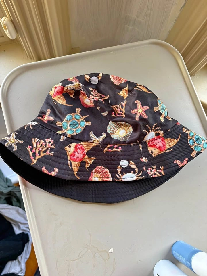 Ocean Life Print Bucket Hat