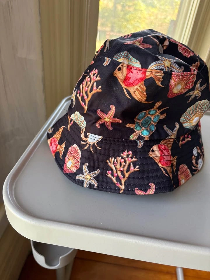 Ocean Life Print Bucket Hat - photo 2