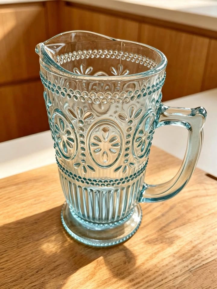 RAZ Imports 50oz Home Sweet Home 9" Pitcher - Blue Adeline