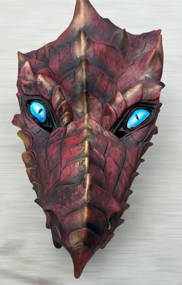 Red Dragon Costume Mask - photo 2