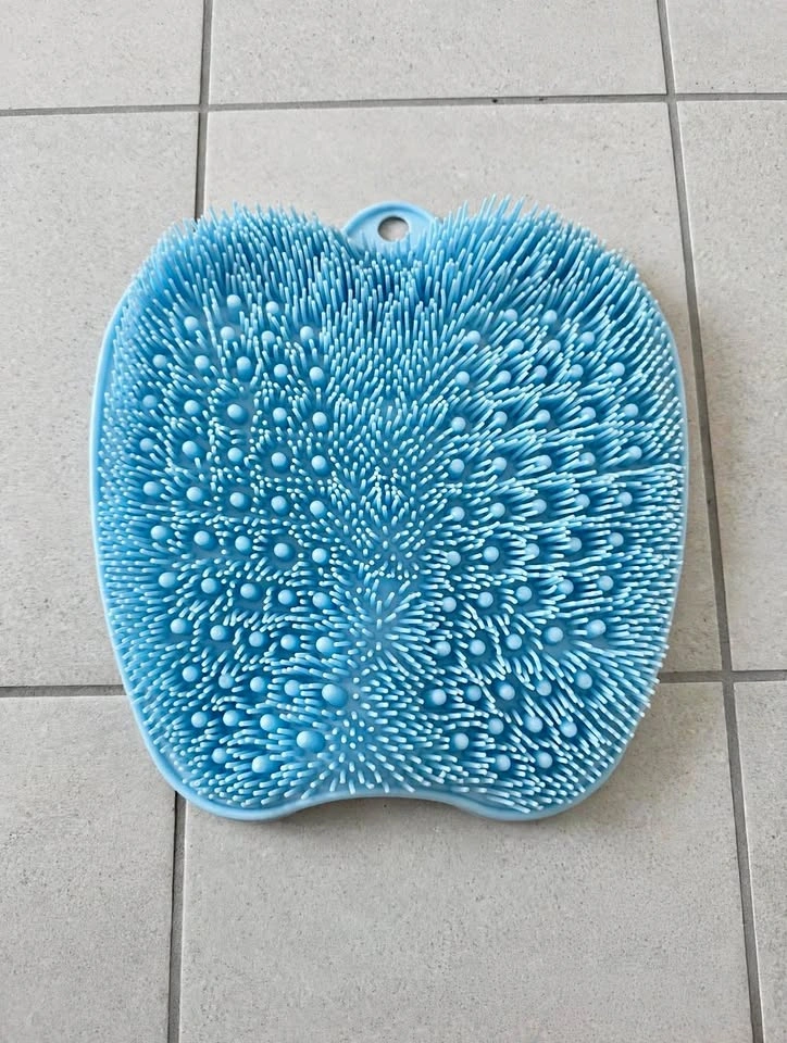 Shower Back and Foot Scrubber Mat - Wall & Floor Suction Cups - photo 2
