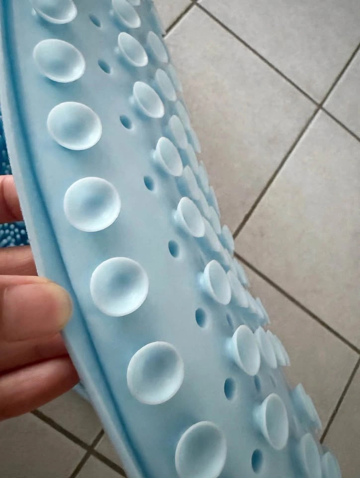 Shower Back and Foot Scrubber Mat - Wall & Floor Suction Cups - photo 4