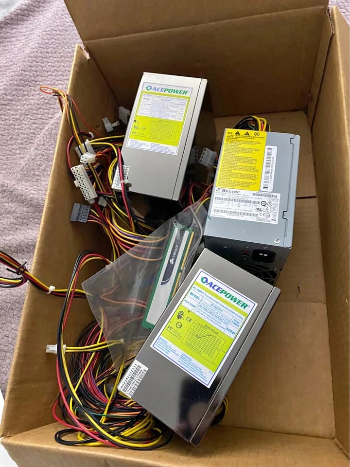 Acepower and Bestec PC Power Supplies with Corsair RAM