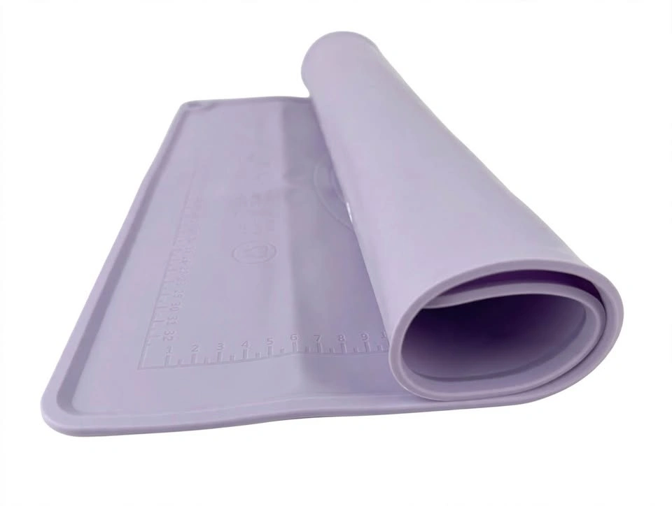 Thick Silicone Pastry Mat 19.7x15.7in - Taro Purple - photo 2