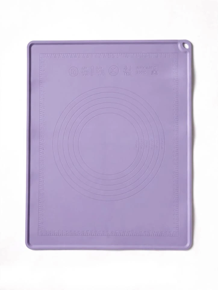 Thick Silicone Pastry Mat 19.7x15.7in - Taro Purple - photo 4