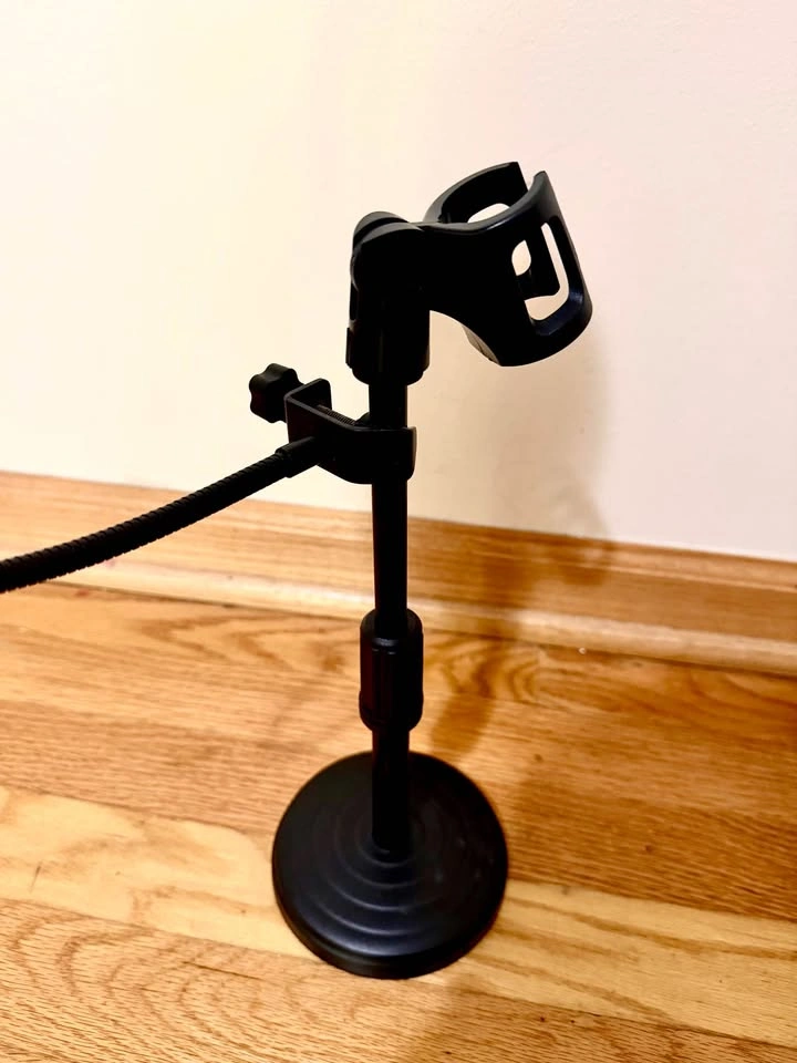 Desktop Microphone Stand with Pop‑Filter - photo 2